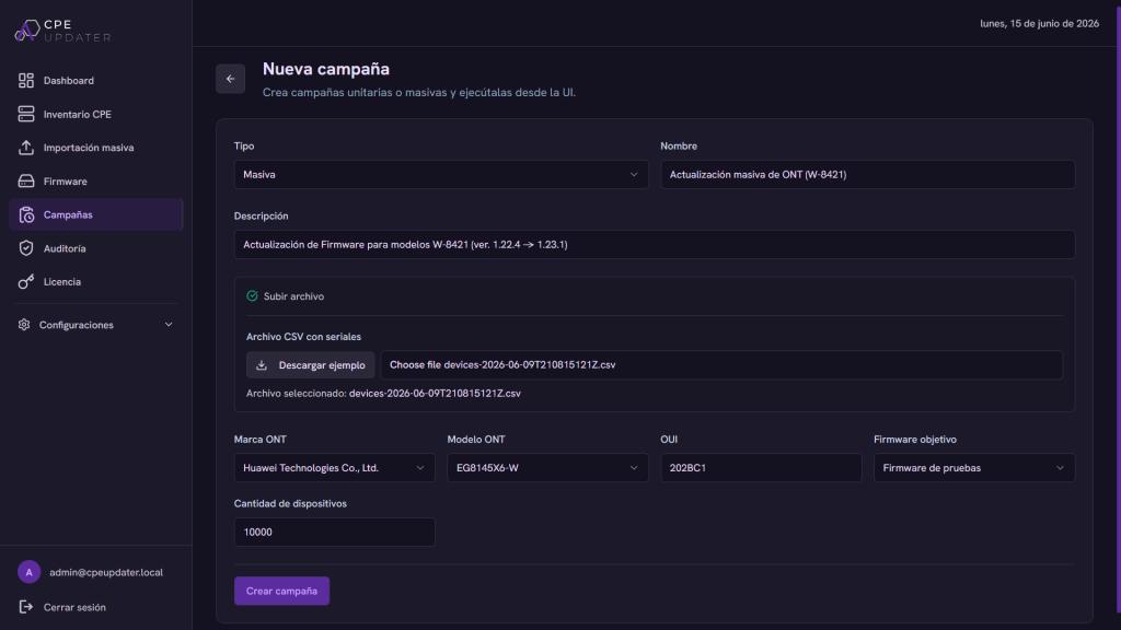 actuskom cpe updater